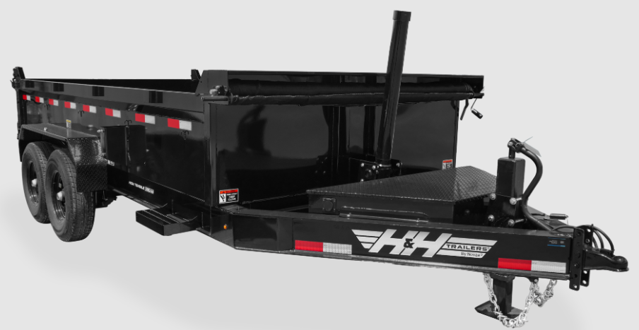 H & H TRAILERS HDBWIT8312-BP-140 7' X 12'